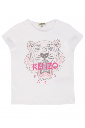 Printed t-shirt with a tiger head, zdjęcie 1 Printed t-shirt with a tiger head od Kenzo Kids